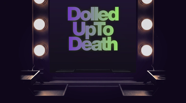 Dolled Up Pop Up Studio Mirror